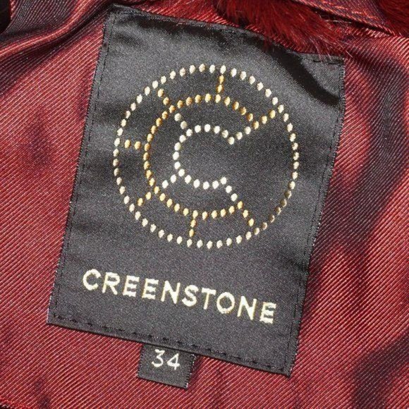 Creenstone Metallic Removable Rabbit Fur Jacket - Picture 4 of 9